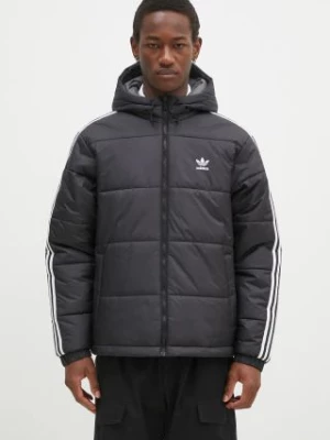 adidas Originals kurtka dwustronna Adicolor Reversible Jacket męska kolor czarny zimowa JD9071