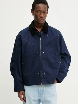 adidas Originals kurtka Essentials kolor granatowy przejściowa KD6569