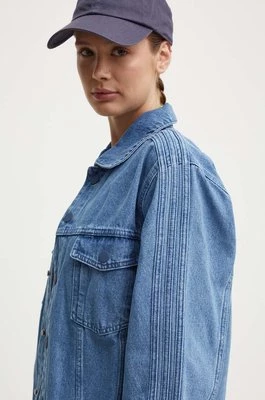 adidas Originals kurtka jeansowa x Ksenia Schneider damska kolor niebieski przejściowa IS1742