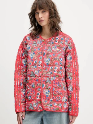 adidas Originals kurtka Liberty kolor pomarańczowy przejściowa oversize JW5198