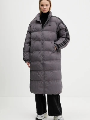 adidas Originals kurtka Long Puffer fioletowy