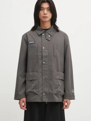 adidas Originals kurtka Merkland Spzl J kolor szary przejściowa oversize KA1328