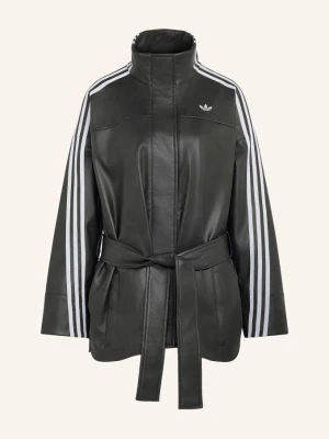 Adidas Originals Kurtka O Wyglądzie Skóry braun