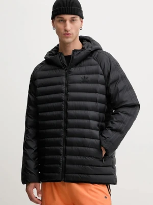 adidas Originals kurtka Pad Hooded kolor czarny zimowa JX4117