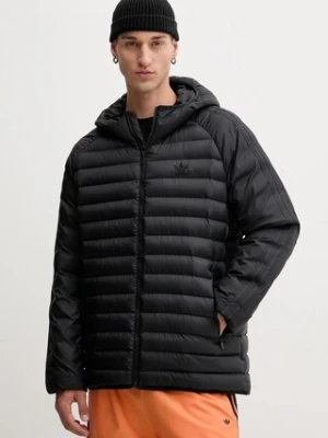 adidas Originals kurtka Pad Hooded kolor czarny zimowa JX4117