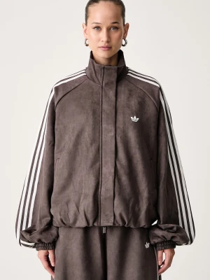 adidas Originals kurtka przejściowa damska Adilenium Season 6 Faux Suede brązowy
