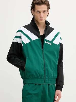 adidas Originals kurtka Track Top kolor zielony przejściowa JX3053
