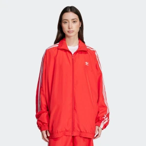 adidas Originals Kurtka treningowa Firebird oversize kobiety Komplety dresowe czerwony rozmiar Odzież