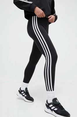 adidas Originals legginsy 3-Stripe Leggings damskie kolor czarny z aplikacją IP2968