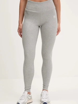 adidas Originals legginsy Essential damskie kolor szary gładkie IY9646