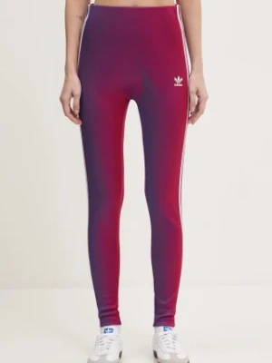 adidas Originals legginsy Rasant Leggings damskie kolor różowy wzorzyste JW9746