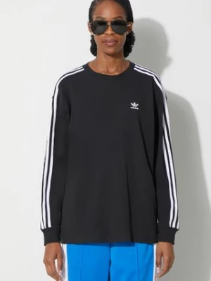 adidas Originals longsleeve 3-Stripes Longsleeve kolor czarny IU2412