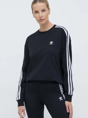 adidas Originals longsleeve 3-Stripes Longsleeve kolor czarny IU2412