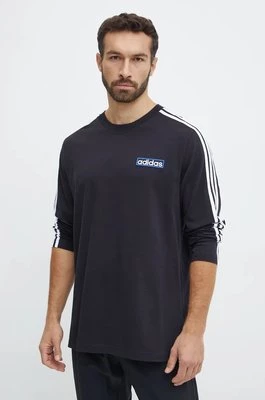 adidas Originals longsleeve bawełniany Adibreak Longsleeve Tee kolor czarny z aplikacją IY4850