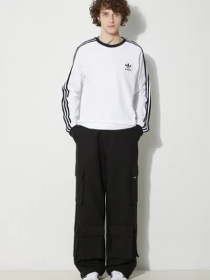 adidas Originals longsleeve bawełniany kolor biały wzorzysty IA4879