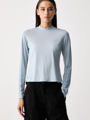 adidas Originals longsleeve damski Adiluna Season 2 x Jennie niebieski