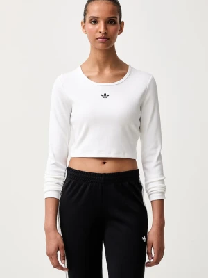 adidas Originals longsleeve damski Essentials biały