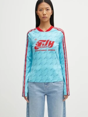 adidas Originals longsleeve Footie Aop Ls kolor niebieski JW0271