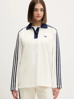 adidas Originals longsleeve kolor beżowy KR7651