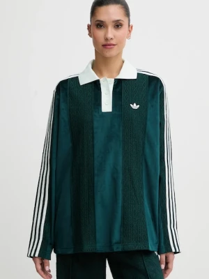 adidas Originals longsleeve kolor zielony KS7796