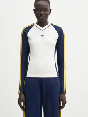 adidas Originals longsleeve Miaou Top damskie kolor biały KD1483