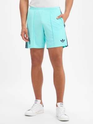 adidas Originals spodenki sportowe Mężczyźni Sztuczne włókno zielony | niebieski