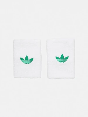 adidas Originals opaska na nadgarstek Ten Wb L OG 2-pack kolor biały JW8534