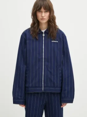 adidas Originals Pinstripe H Jacket kolor granatowy przejściowa JJ3477