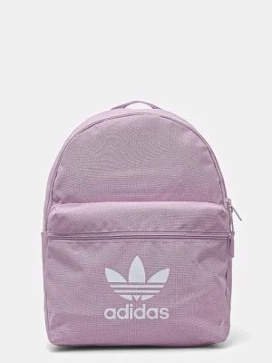 adidas Originals plecak Adicolor damski kolor fioletowy duży z nadrukiem JI9433