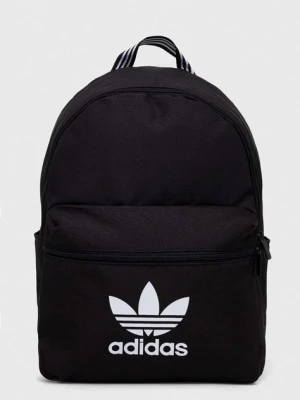 adidas Originals plecak Adicolor kolor czarny duży z nadrukiem IJ0761