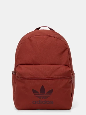 adidas Originals plecak Adicolor kolor czerwony duży z nadrukiem JI9438