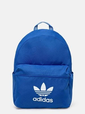 adidas Originals plecak Adicolor kolor niebieski duży z nadrukiem IX7457