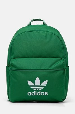 adidas Originals plecak Adicolor kolor zielony duży z nadrukiem IW1781