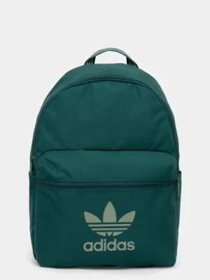 adidas Originals plecak Adicolor kolor zielony duży z nadrukiem JI9437