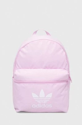 adidas Originals plecak damski kolor różowy duży z nadrukiem