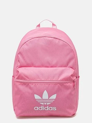 adidas Originals plecak damski kolor różowy duży z nadrukiem IX7456