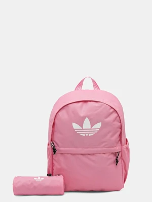 adidas Originals plecak damski kolor różowy duży z nadrukiem JW0313