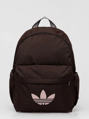 adidas Originals plecak kolor brązowy duży z aplikacją KD7810