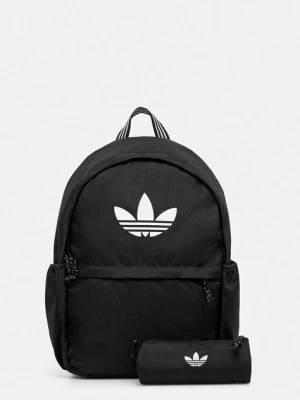 adidas Originals plecak kolor czarny duży z nadrukiem JX0209