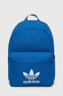 adidas Originals plecak kolor niebieski duży z nadrukiem IW1782