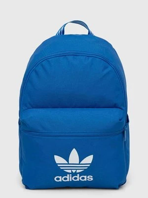 adidas Originals plecak kolor niebieski duży z nadrukiem IW1782