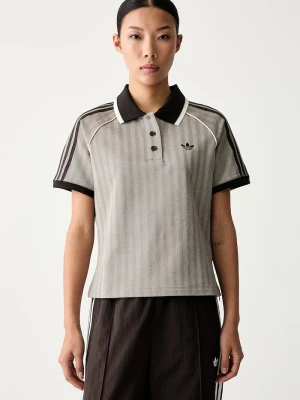 adidas Originals polo damskie brązowy