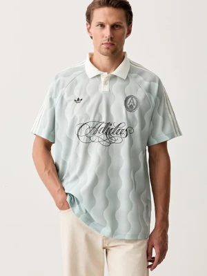adidas Originals polo męskie turkusowy