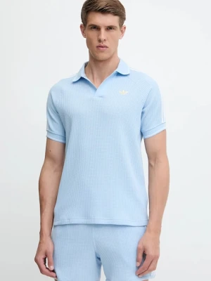 adidas Originals polo Polo Shirt męski kolor niebieski z aplikacją KC0690