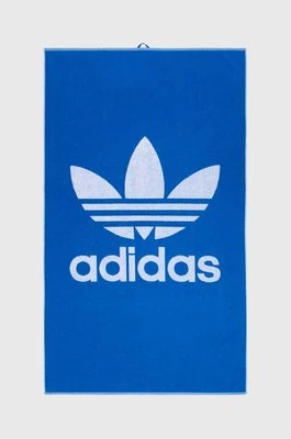 adidas Originals ręcznik bawełniany 100x170 cm kolor niebieski IT7107