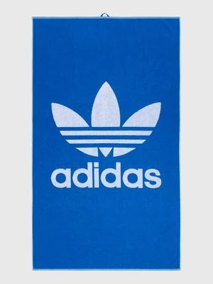 adidas Originals ręcznik bawełniany 100x170 cm kolor niebieski IT7107