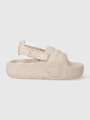 adidas Originals sandały Adilette 22 XLG damskie kolor beżowy na platformie IE5651