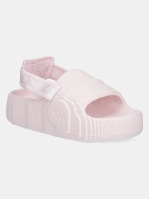 adidas Originals sandały Adilette 22 Xlg W damskie kolor różowy na platformie JH9701