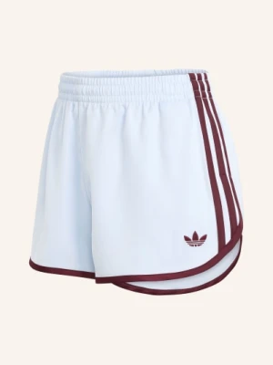 Adidas Originals Satynowe Szorty 3 Stripes Sprinter blau