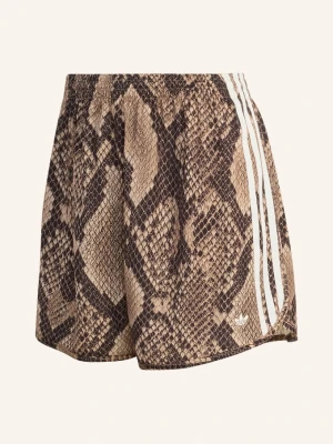 Adidas Originals Satynowe Szorty Snake Print Satin braun